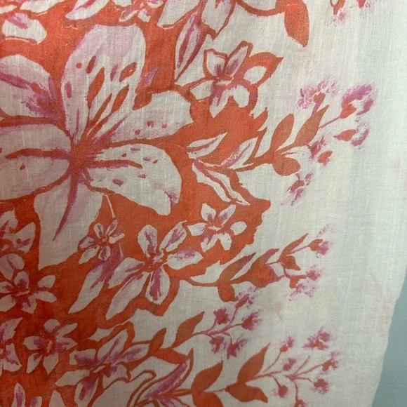 NWT Intimately Free People 100% Cotton Gauzy Open Front Slip Skirt Sz M - Picture 4 of 8